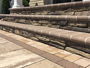 boral southern ledgestone stoop close up bucks county cambridge sahara chesnut lite